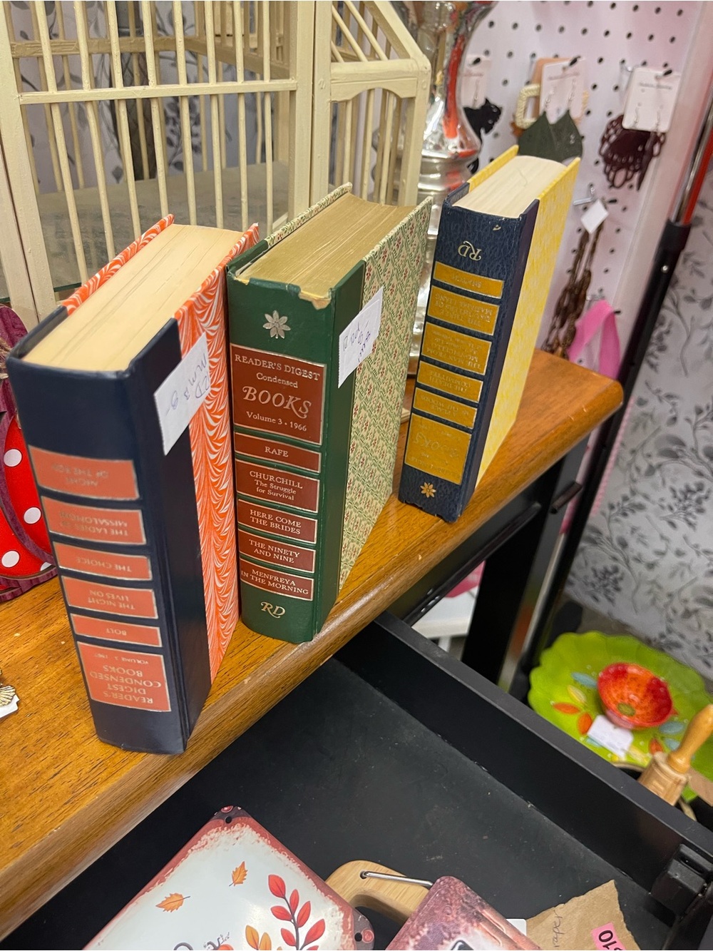 Reader's Digest Decorative Hardcover Notebook Set in Navy, Green, Yellow